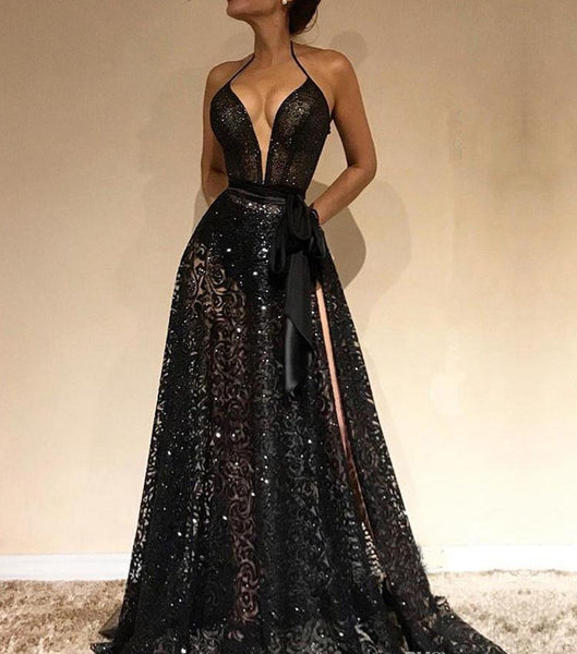 Sexy Black Prom Dresses 2022, Evening ...